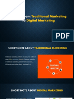 Moving From Traditional Marketing To Digital Marketing
