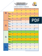 Calendario Semana A y Semana B