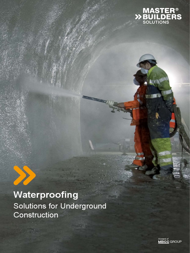 Waterproofing Solutions For Underground Construction | PDF | Concrete ...