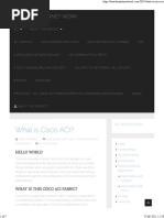 What Is Cisco ACI