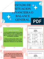 Balance General o Estado de Posicion Financiera