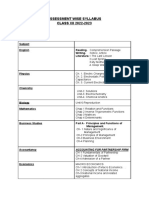 Assessment Wise Syllabus Class 12 (2022 2023)