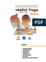 Formación 2020 2021 Online Shunia Kundalini Yoga 