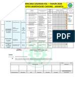 Rencana Sasaran K3L - Tahun 2020 Proyek Warehouse Cakung - Jakarta