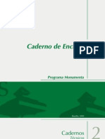 Monumenta - Caderno de Encargos