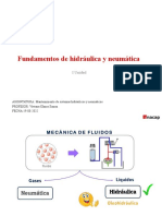 Fundamentos de Hidraulica y Neumatica (I UNIDAD)