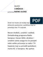 Mediji I Država - Zamijenjene Uloge