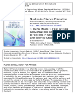 Pedretti - 2002 - T. Kuhn Meets T. Rex Critical Conversations and New Directions in Science Centres and Science Museums-annotated