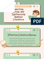 Selecting Citing and Synthesizing Related Literature