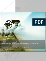 DNO Permit To Work (PTW) Procedure Guidance