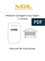 Controle 2 garagens ou portões com módulo WiFi Izzy Open 2 Canais