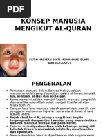 Konsep Manusia Mengikut Al-Quran