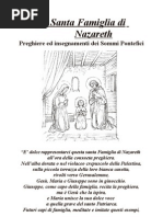 La S. Famiglia Di Nazareth - Preghiere e Insegnamenti Dei Sommi Pontefici - Stampa 4,1 - 2,3