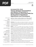 Increased Uric Acid Gamma-Glutamyl Transpeptidase