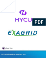 HYCU User Acceptance Test