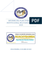 Plan Operativo Multianual 2023-2025 UGEL Huacaybamba