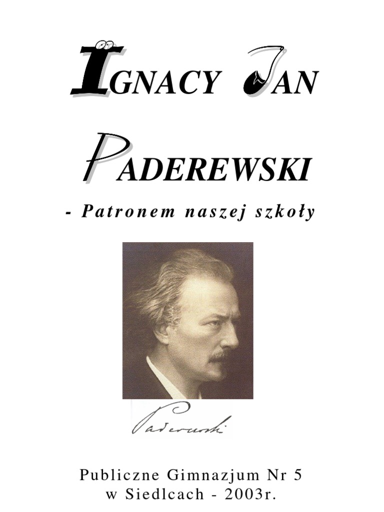 Ignacy Jan Paderewski PDF