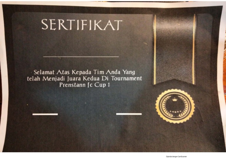 Fathurrahman Al Ghozi Sertifikat Prestasi Non Akademik Pdf