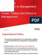 Power, Politics and Ethics