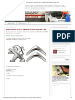 Blog Mecánicos - Avería Común en ECU Siemens SID 801 Del Grupo PSA