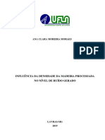 DISSERTAÇÃO - Influência Da Densidade Da Madeira Processada No Nível de Ruído Gerado