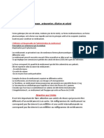Dosages, préparations, dilutions, solvants et solutés_Cours commenté Document