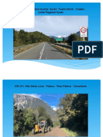 Ruta 7 sector Puerto Montt - Chaitén - Limite Regional Aysén y caminos asociados