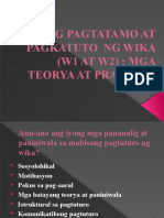 Kabanata I Ang Pagtatamo at Pagkatuto Sa Wika