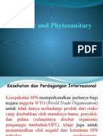 Sanitary and Phytosanitary