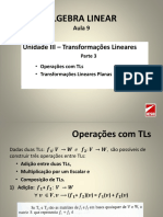 Álgebra Linear: Operações com Transformações Lineares