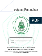 BUKU KEGIATAN BULAN RAMADHAN MIS NURUL HIDAYAH JP