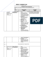 WEEKLY LEARNING PLAN Template