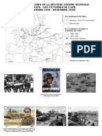 4 - Fiches, Les Grandes Phases de La Seconde Guerre Mondiale, Version Élèves À Compléter