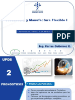 Producción y Manufactura Flexible I: Ing. Carlos Gutiérrez E