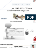 ISO 22000 v 2018 et fscc22000 cours 2022