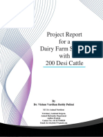 Starting Dairy Farm with 200 Desi Cattle
