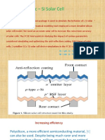Simulation Of C − Si Solar Cell: Jn = Μn · N · 5Efn (1) Jp = Μp · P · 5Efp