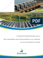 Proposta Da Administração para A 184 Assembleia Geral Extraordinária A Ser Realizada em 22 de Dezembro de 2022