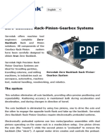 Zero-Backlash Rack-Pinion-Gearbox Systems - Servotak