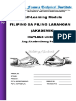 Week 3 Filipino Sa Piling Larangan Akademik 2