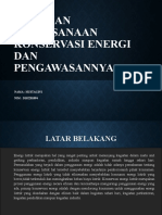 Pedoman Pelaksanaan Konservasi Energi Dan Pengawasannya (Hustagini)