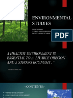 Environmental Studies Report on Sustainable Fashion Design