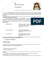 Sample Resume NORBIE