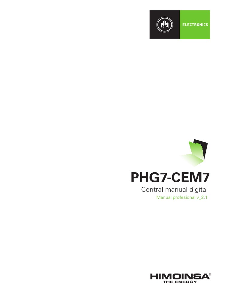 PHG7-CEM7 PRO v2.1 SP | PDF | Arranque | Energia electrica