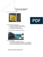Soal Bahasa Inggris SMP Kelas 9 PDF Paket 1