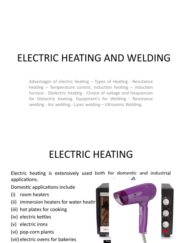 Electric Heating and Welding PDF Induction