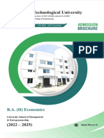 DTU BA (H) Economics Brochure