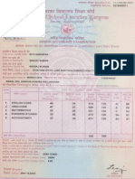 12th Marksheet