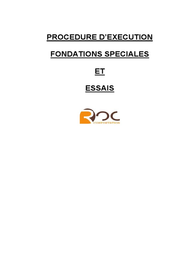 Procédure Auto Forant | PDF