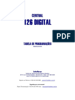 Tabela de programação 126 Digital